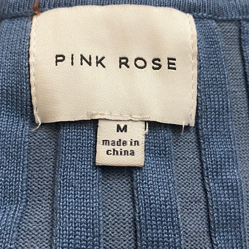 Pink Rose 2pc Ribbed Knit Tank & Pants Set - Picture 11 of 12